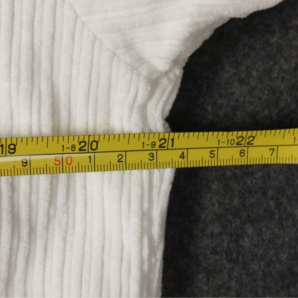 Zara Cream Corduroy Shacket Womens XS Oversized Cozy Fall Casual Jacket - Picture 7 of 11